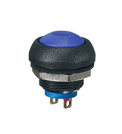 ISR3SADB00, APEM Single Pole Single Throw (SPST) Momentary Push Button Switch, IP67, 13.6 (Dia.)mm, Panel Mount, 32/48V dc, Кнопочный переключатель