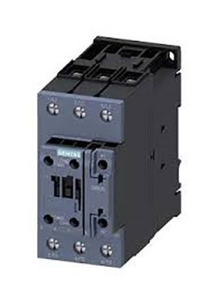 3RT2036-1AL20, Siemens 3 Pole Contactor - 50 A, 230 V ac Coil, SIRIUS Innovation, 3NO, 22 kW, Контактор