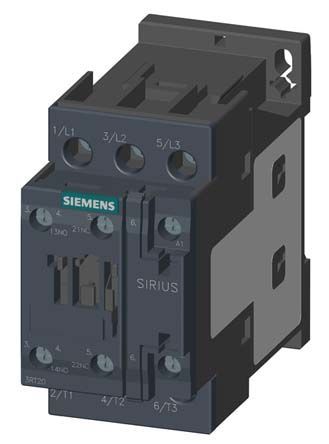 3RT2023-1AC20, Siemens 3 Pole Contactor - 9 A SIRIUS Innovation, 3NO, 4 kW, Контактор