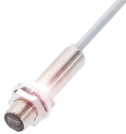 BES M12MI-PSC40B-BP03, BALLUFF M12 x 1 Inductive Sensor - Barrel, PNP-NO Output, 4 mm Detection, IP68, Cable Terminal, Индуктивный датчик приближения