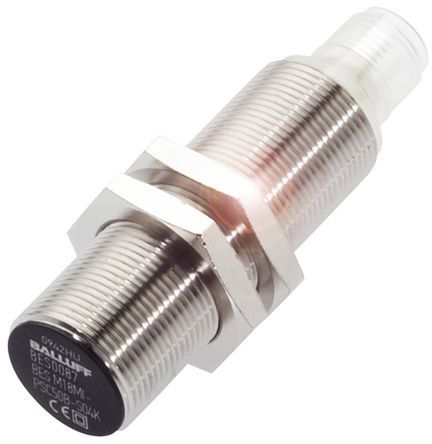 BES M18MI-PSC50B-S04K, BALLUFF M18 x 1 Inductive Sensor - Barrel, PNP-NO Output, 5 mm Detection, IP68, M12 - 4 Pin Terminal, Индуктивный датчик приближения