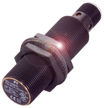 BES M18MI-PSC80A-S04G-W12, BALLUFF M18 x 1 Inductive Sensor - Barrel, PNP-NO Output, 8 mm Detection, IP67, M12 - 4 Pin Terminal, Индуктивный датчик приближения