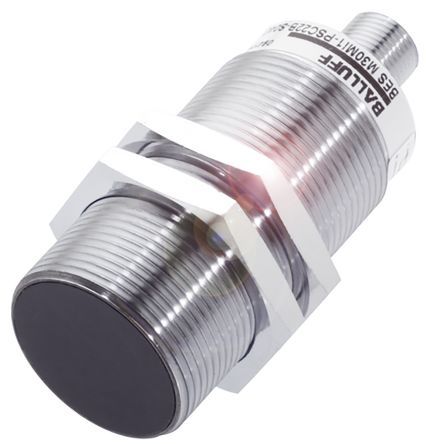 BES M30MI1-PSC22B-S04G, BALLUFF M30 x 1.5 Inductive Sensor - Barrel, PNP-NO Output, 22 mm Detection, IP67, M12 - 4 Pin Terminal, Индуктивный датчик приближения