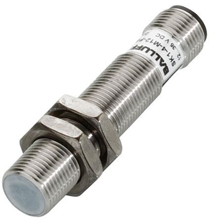 BCS M12T4D2-PSM40C-S04G, BALLUFF M12 x 1 Inductive Sensor - Barrel, PNP-NO Output, 4 mm Detection, IP65, M12 - 4 Pin Terminal, Индуктивный датчик приближения