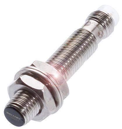 BES 516-377-G-E5-C-S49, BALLUFF M8 x 1 Inductive Sensor - Barrel, PNP-NC Output, 2 mm Detection, IP68, M8 - 3 Pin Terminal, Индуктивный датчик приближения