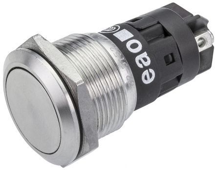 82-5152.1000, EAO Single Pole Double Throw (SPDT) Momentary Push Button Switch, IK10, IP65, IP67, 19 (Dia.)mm, Panel Mount, 240V ac/dc, Кнопочный переключатель