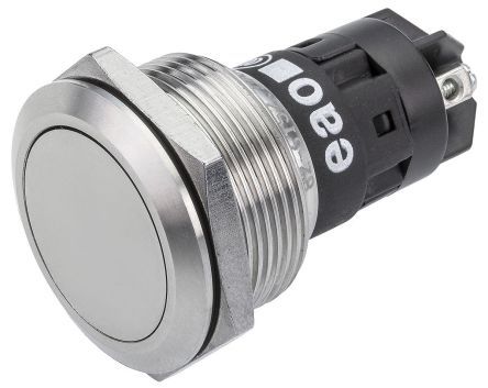 82-6152.1000, EAO Single Pole Double Throw (SPDT) Momentary Push Button Switch, IK10, IP65, IP67, 22 (Dia.)mm, Panel Mount, 240V ac/dc, Кнопочный переключатель