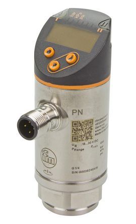 PN3071, ifm electronic Pressure Sensor for Fluid , 250bar Max Pressure Reading Analogue + PNP-NO/NC Programmable, Датчик давления