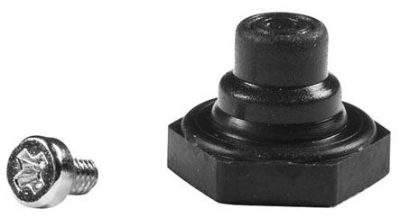 AT4041M, NKK Switches Push Button Boot, for use with MB Series Push Button Switches,Black