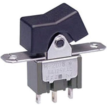 M2018TJG01, NKK Switches Single Pole Double Throw (SPDT), On-Off-On Rocker Switch Panel, PCB, Snap-In, Клавишный переключатель