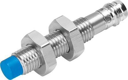 SIEN-M8NB-PS-S-L, Festo M8 x 1 Inductive Sensor - Barrel, PNP-NO Output, 2.5 mm Detection, IP65, IP67, M8 - 3 Pin Terminal, Индуктивный датчик приближения