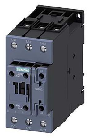 3RT2037-1AF00, Siemens 3 Pole Contactor - 65 A, 110 V ac Coil, SIRIUS Innovation, 3NO, 30 kW, Контактор