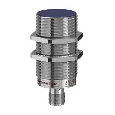 XS130BLNAM12, Telemecanique Sensors M30 x 1.5 Inductive Sensor - Barrel, NPN-NO Output, 10 mm Detection, IP65, IP67, M12 - 4 Pin, Индуктивный датчик приближения
