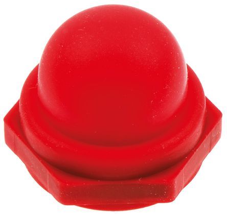 ET209, KNITTER-SWITCH Push Button Boot, for use with Miniature Push Button Switch,Red