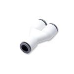 6340 12 00WP2, Legris 6340 Liquifit Y Connector, Push In 12 mm x Push In 12 mm x Push In 12 mm, Переходник