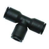 3104 16 00, Legris Pneumatic Tee Tube-to-Tube Adapter Push In 16 mm to Push In 16 mm, Переходник