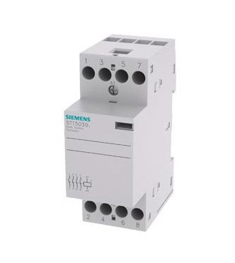 5TT5030-1, Siemens 4 Pole Installation Contactor - 24 A, 110 V AC/DC Coil, Sentron, 4NO, Контактор