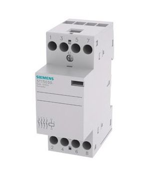 5TT5030-2, Siemens 4 Pole Installation Contactor - 24 A, 24 V AC/DC Coil, Sentron, 4NO, Контактор