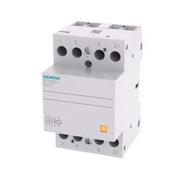 5TT5051-2, Siemens 4 Pole Installation Contactor - 63 A, 24 V AC/DC Coil, Sentron, 3NO/1NC, Контактор