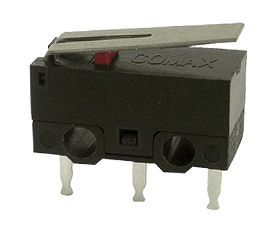 MS-118305-H, C & K SPDT Lever Snap Action Micro Switch, 100 mA @ 30 V dc, Микропереключатель