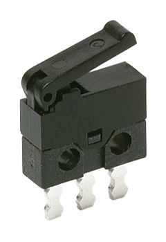 MDS6500AL02LL, C & K SPDT Standard Snap Action Micro Switch, 300 mA @ 30 V dc, Микропереключатель