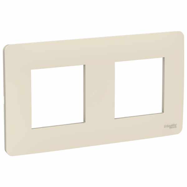 Рамка UNICA STUDIO двухпостовая бежевый