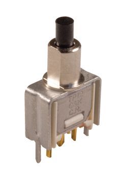 TP12SH9AVBE, C & K Single Pole Double Throw (SPDT) Momentary Push Button Switch, PCB, 20V ac/dc, Кнопочный переключатель