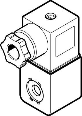 VACN-N-A1-1-EX2-N, Festo 24V dc 2.1W Replacement Solenoid Coil, Compatible With VSNC, Катушка
