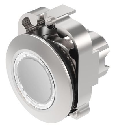 45-2231.4FK0.000, EAO Series 45 Momentary Clear LED Actuator, IP20, IP40, IP66, IP67, IP69K, 30.5 (Dia.)mm, Panel Mount, 500V ac/dc, Кнопочный переключатель