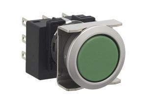 LB6MB-M1T6S, Idec Blue Round Push Button Switch, Переключатель