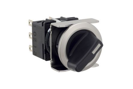 LB6MS-33T6, Idec Black Round Push Button Switch, Переключатель