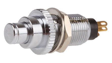 17.17552.21, EOZ Single Pole Single Throw (SPST) Momentary Push Button Switch, 10 (Dia.)mm, Panel Mount, 12 - 220 V ac, 12 - 220 V ac, Кнопочный переключатель