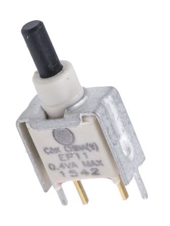 EP11SD1V3BE, C & K Single Pole Single Throw (SPST) Momentary Miniature Push Button Switch, PCB, Кнопочный переключатель