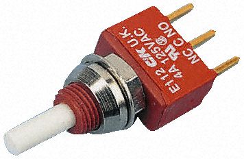 E112SD1AQE, C & K Single Pole Double Throw (SPDT) Momentary Push Button Switch, PCB, Кнопочный переключатель