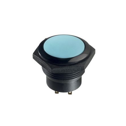 FPDR3D1428F12D4, APEM Double Pole Double Throw (DPDT) Latching, Momentary Red/Green LED Push Button Switch, Panel Mount, 12V dc, Кнопочный переключатель