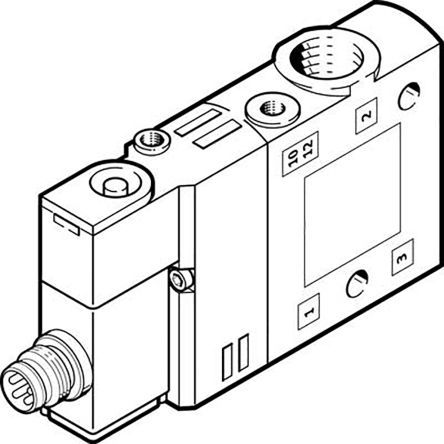 CPE14-M1CH-3GL-1/8, Festo 3/2 Solenoid Pilot Valve Pilot G 1/8 CPE Series, Клапан