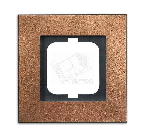 CARAT Рамка 1 пост бронза