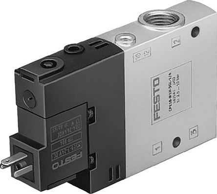 CPE18-M1H-3GLS-1/4, Festo 3/2 Solenoid Pilot Valve Electrical G 1/4 CPE Series, Клапан