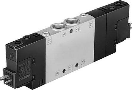 CPE18-M1H-5/3G-1/4, Festo 5/3 Solenoid Pilot Valve Electrical G 1/4 CPE Series, Клапан