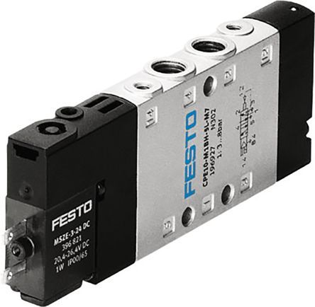 CPE10-M1BH-5L-M7, Festo 5/2 Solenoid Pilot Valve Electrical M7 CPE Series, Клапан