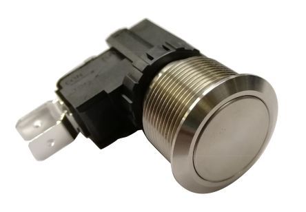 MW22-A0F1000-A3ZA, RS PRO Single Pole Double Throw (SPDT) Latching Push Button Switch, IP67, 22.2 (Dia.)mm, Panel Mount, 250 / 125V ac, Кнопочный переключатель