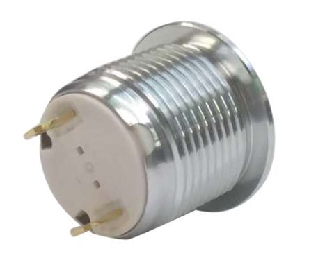 MPB16-CARE-0-JR-0V, RS PRO Single Pole Single Throw (SPST) Momentary Push Button Switch, IP67, 16 (Dia.)mm, Panel Mount, 36V dc, Кнопочный переключатель