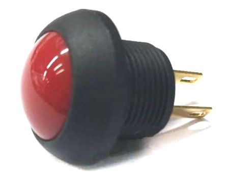 PFS6B2A3SM3CAS05L00, RS PRO Single Pole Single Throw (SPST) Miniature Push Button Switch, IP68, 125 V ac @ 125 mA, 32 V ac @ 400 mA, 50 V dc, Микропереключатель