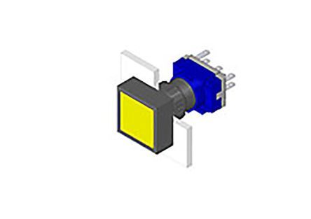 61-1150.0, EAO Illuminated Push Button Switch, IP65, Black, Panel Mount, Momentary for use with Series 61 Switches -25°C +55°C