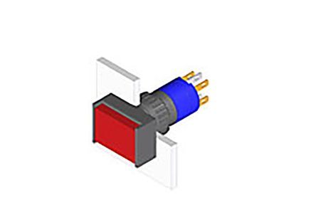 51-121.022, EAO Illuminated Push Button Switch, IP65, Black, Panel Mount, Momentary for use with Series 51 Switches -25°C +55°C