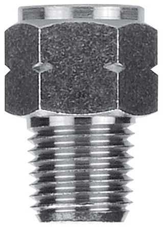 8224100012WNB, RS PRO 150 bar Brass Pneumatic Straight Threaded Adapter, NPT 1/8 Male To G 1/8 Female, Переходник