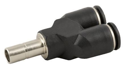 5531500007, RS PRO Y Connector, Push In 12 mm x Push In 12 mm x Push In 12 mm, Переходник