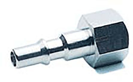 00242000104NB, RS PRO Pneumatic Quick Connect Coupling Nickel Plated Brass 3/8in Threaded, Муфта