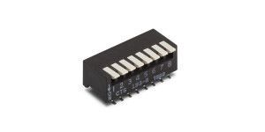 218-6LPST, CTS 6 Way Surface Mount DIP Switch Single Pole Single Throw (SPST), Переключатель