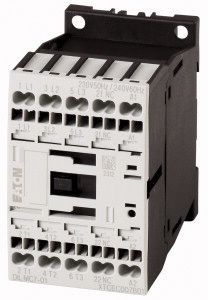 277436 & DILMC7-01(24VDC), Eaton 3 Pole Contactor - 12 A, 24 V dc Coil, 3NO, 3 kW, Контактор